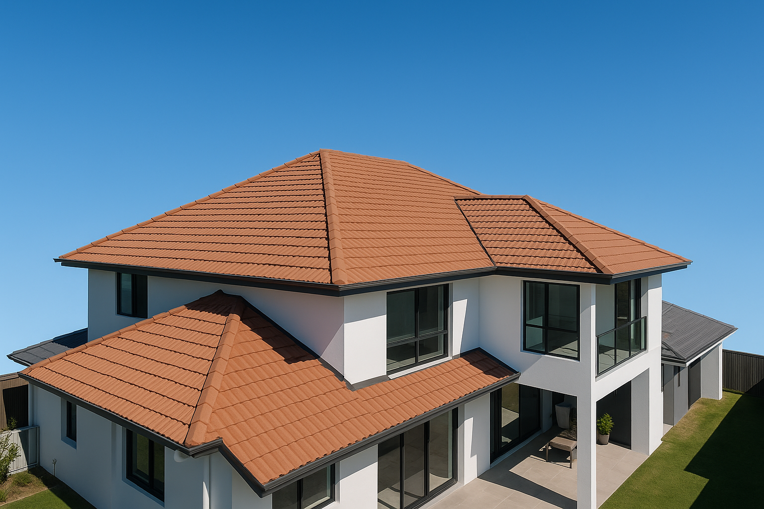 make the angle more with sky as the background